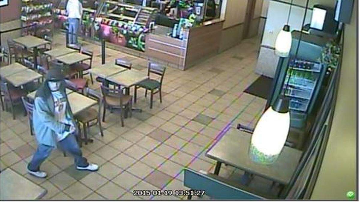 
Police released this security camera image in connection with a series of crimes in Texas and Oklahoma.



