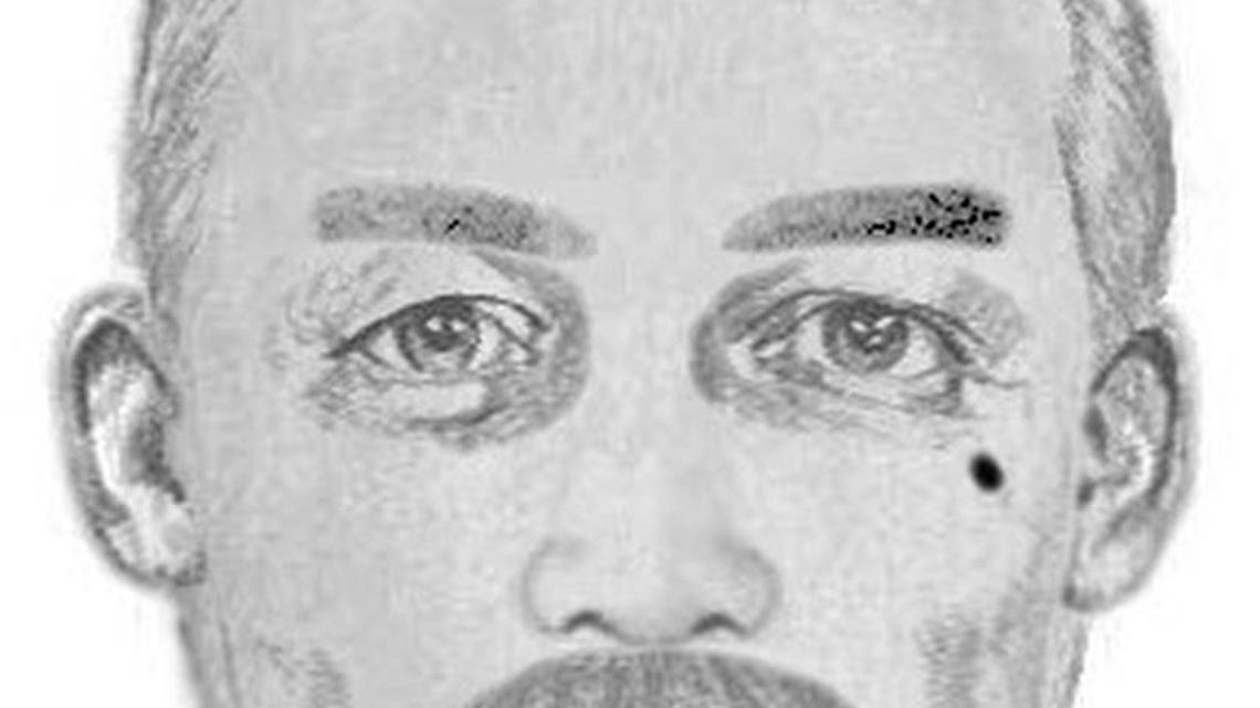 Composite sketch of the suspect in an attempted child abduction Wednesday in a Grand Prairie Kroger grocery store parking lot