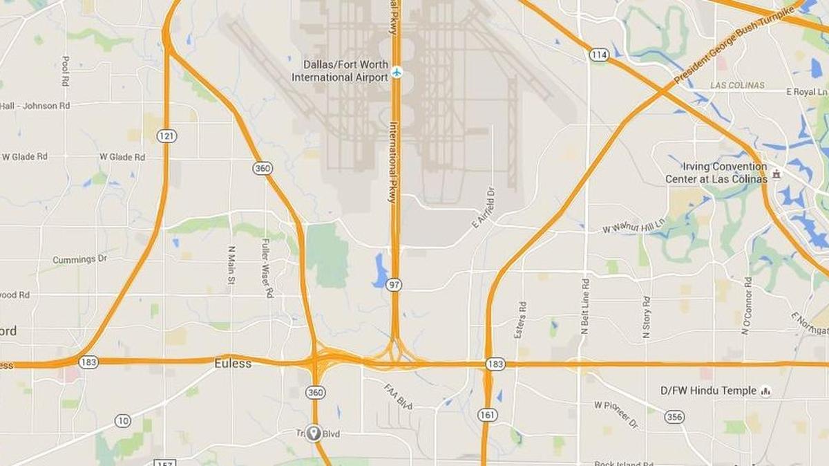 A man lead police in a chase that ended with him avoiding capture at DFW airport.