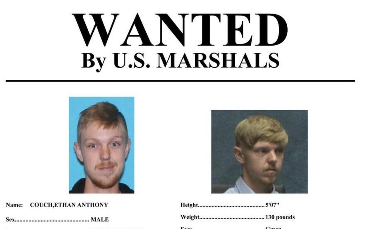 The U.S. Marshals Service on Friday released this wanted poster for Ethan Couch, sought for violating his probation in juvenile court for killing four people while driving drunk in 2013.