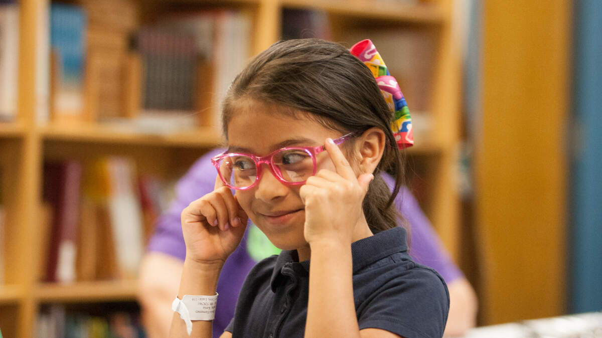 The Fort Worth Independent School District’s vision care program helps students receive screenings and eye exams.