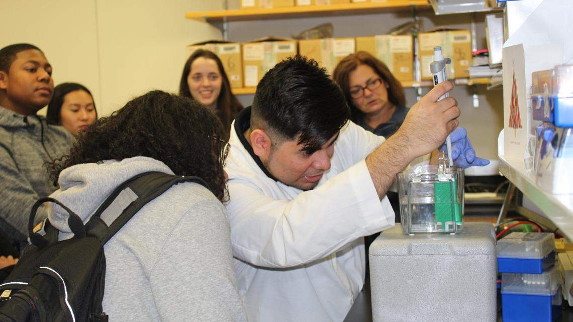 The University of North Texas Health Science Center provides Tarrant County high school students the opportunity to learn about careers in STEM through its Coaching-UP outreach program.