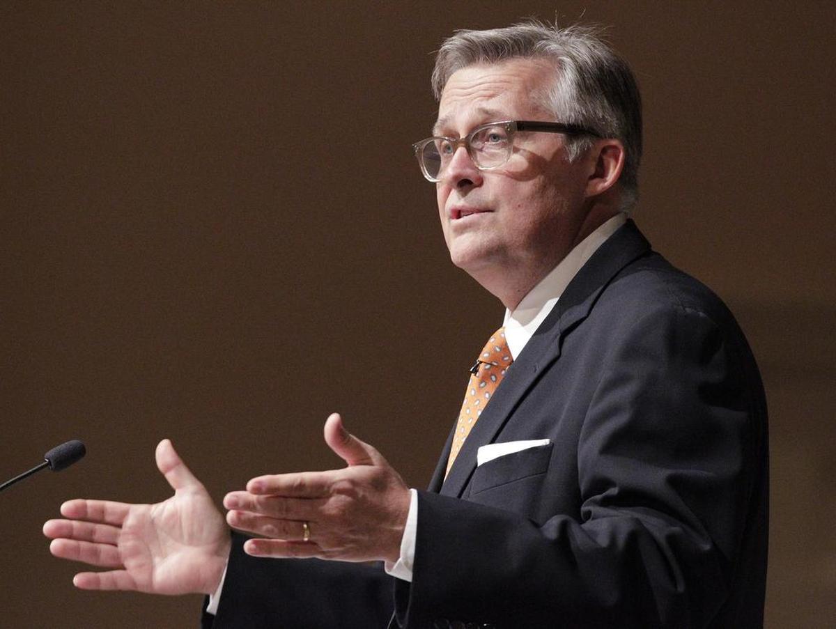 Wilshire Baptist Church pastor George Mason in 2014.