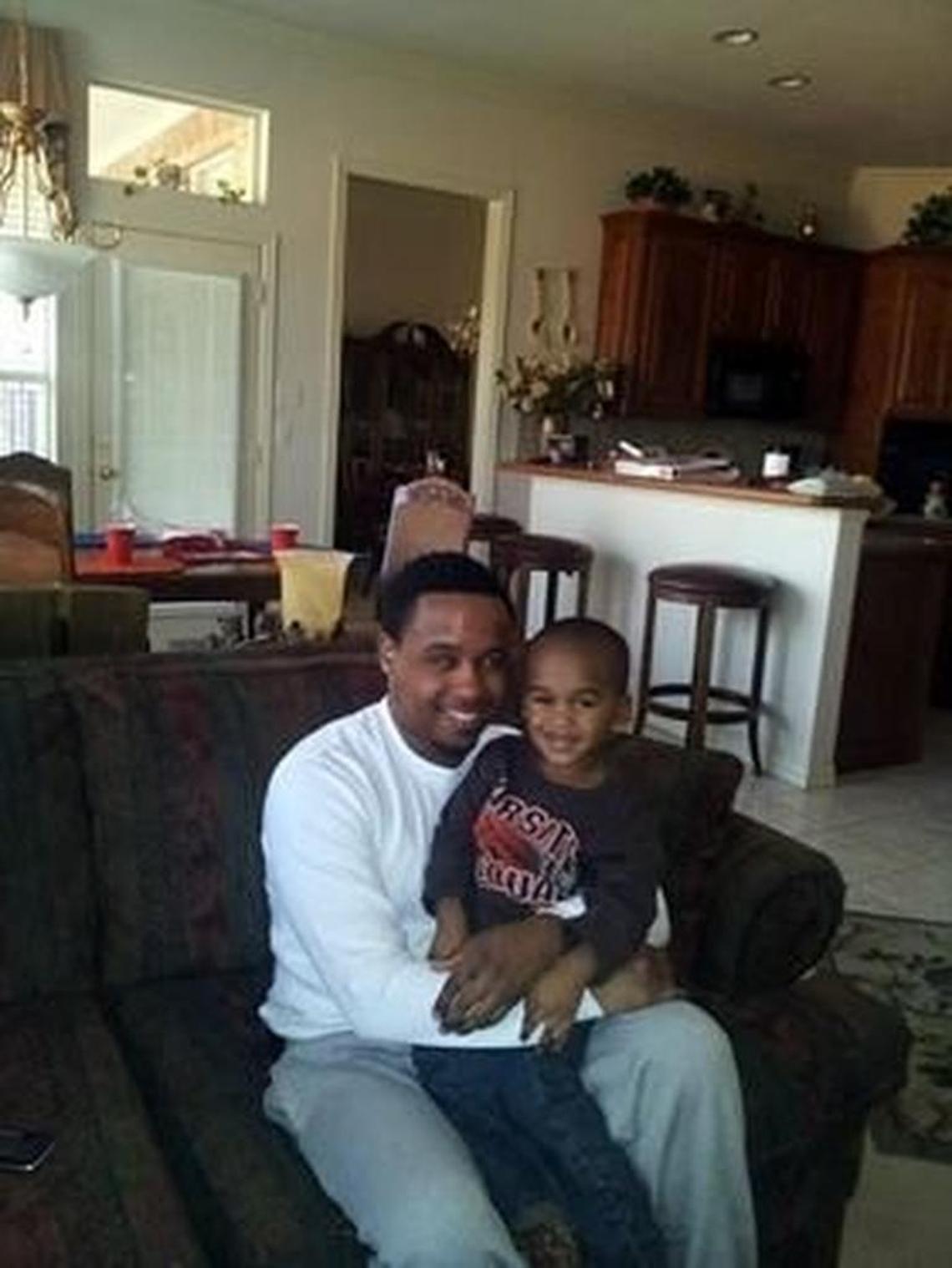 Ryan Crawford and his then 2-year-old son, Christopher, in December 2011. Crawford said a Dallas County family court judge prevented him in December 2012 from visiting his son anymore because of his refusal to believe that the boy was dying.