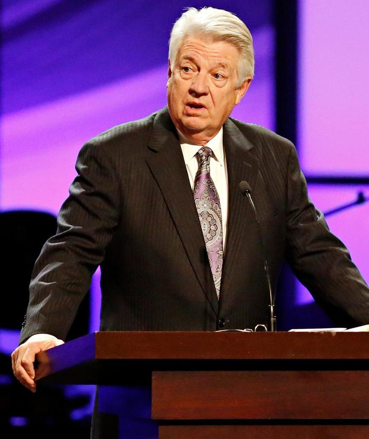 The Rev. Jack Graham, pastor of Prestonwood Baptist Church in Plano, April 12, 2016.