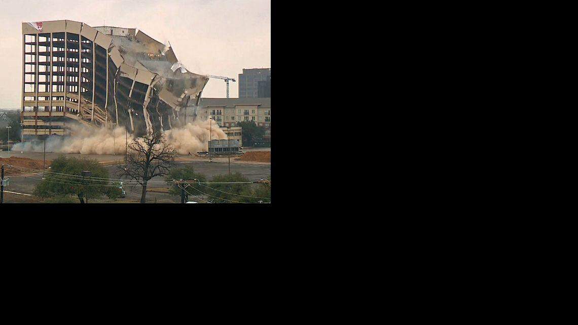 
The former Xerox building along North Central Expressway was imploded on Feb. 1, 2015.
