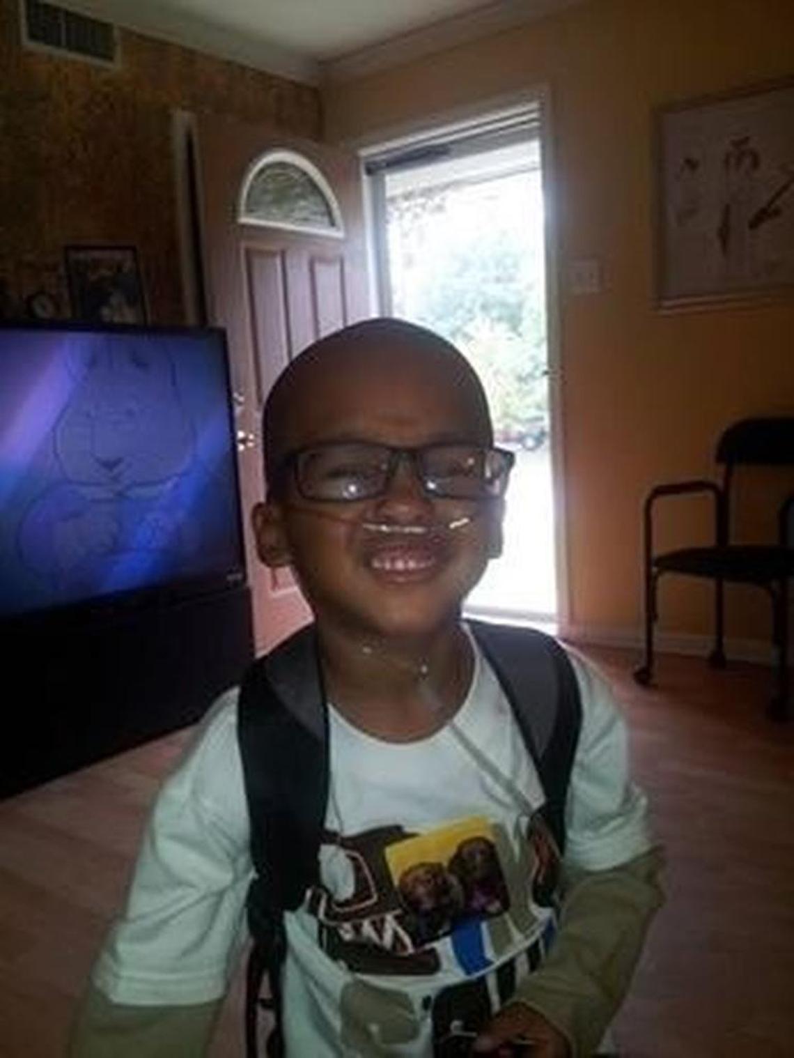 By October 2012, Christopher had already undergone surgery for a G-button and was on oxygen 24 hours, seven days a week, his father says.