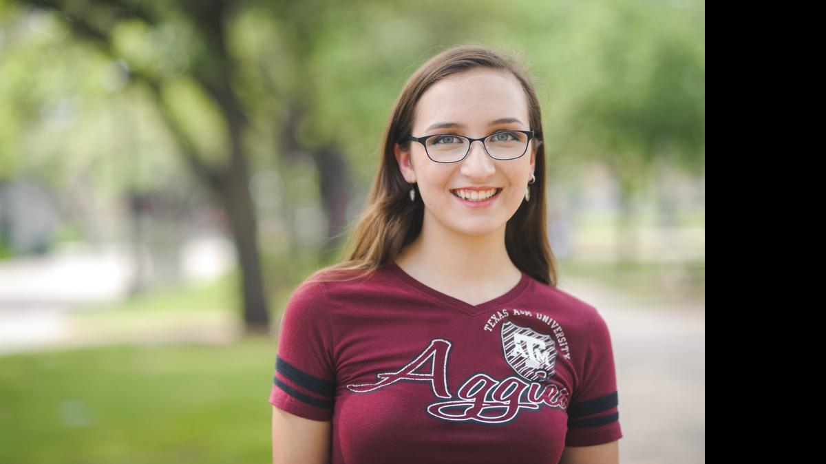 
Sixteen-year-old Noel Jett earned a college degree at Texas A&M University. The Fort Worth native plans to attend the University of North Texas next fall to begin her Ph.D. studies.
