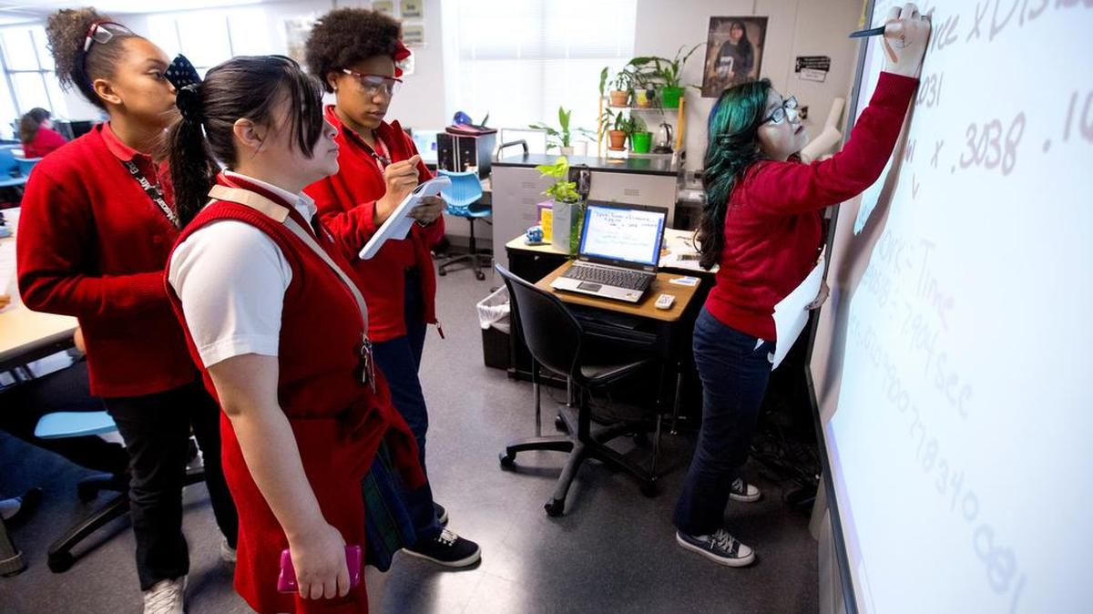 The Young Women’s Leadership Academy was named a National Blue Ribbon School for 2016 by the U.S. Department of Education, one of 26 Texas schools to earn the honor.