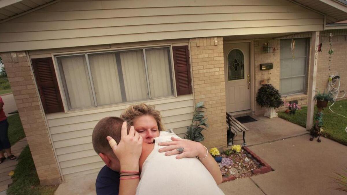 
Keith and Kellie Hoehn’s home was invaded in 2008, when this file photo was taken. Later, their son was shot in the neck in the same house and survived only to die later in a car crash.
