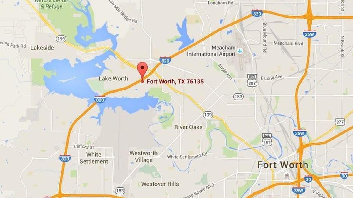 A man was fatally struck by a vehicle on Loop 820 near Quebec Street.