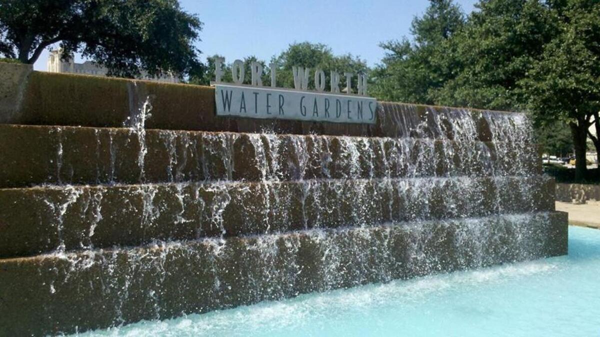 A woman was stabbed Saturday afternoon at the Fort Worth Water Gardens, police said. No one has been arrested.