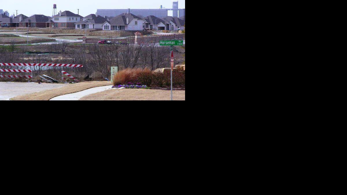 
A growing residential area along Basswood Boulevard in far north Fort Worth near the Saginaw border can be easily seen from a section of Basswood Boulevard east of Big Fossil Creek. 

