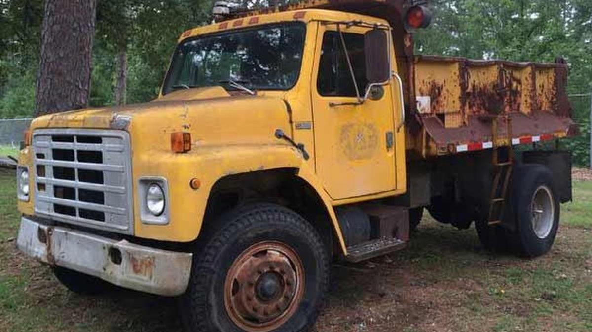 A 1982 International dump truck is being sold off as part of Texas Parks and Wildlife’s online auction of surplus equipment.