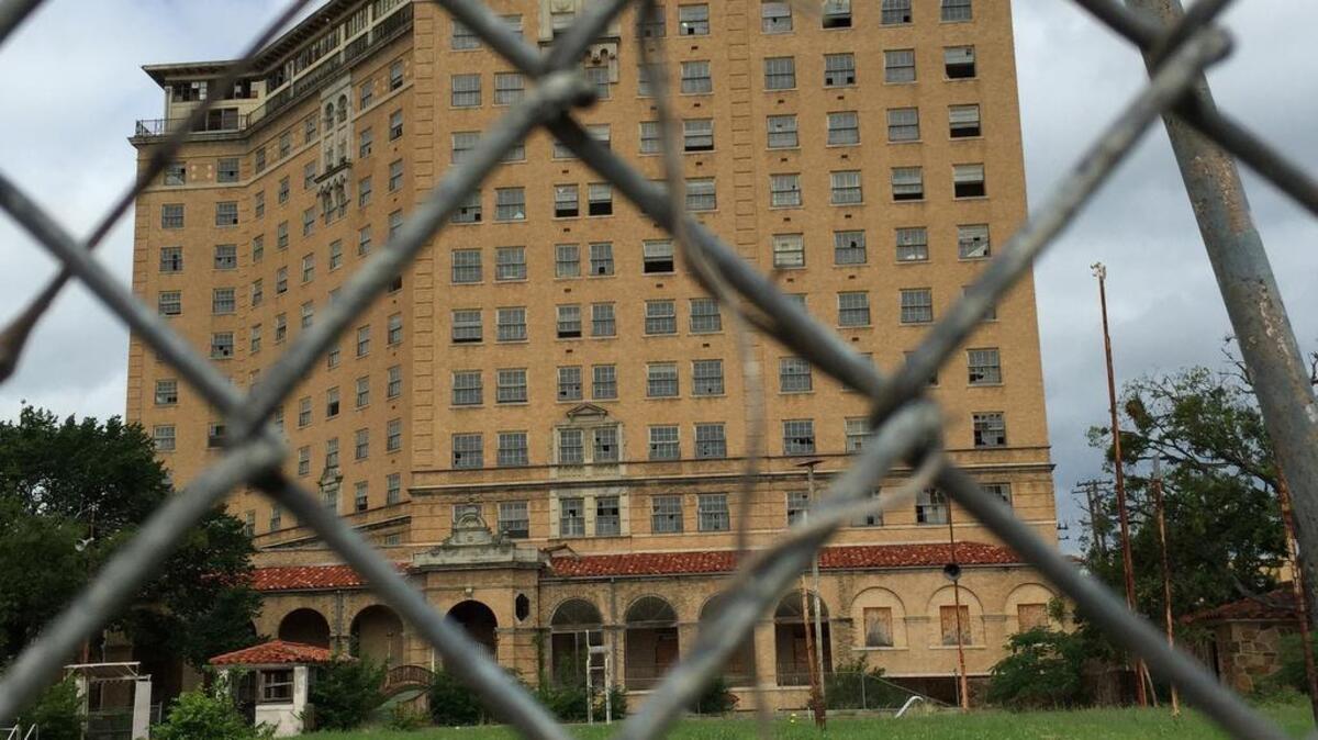 The Baker Hotel has been closed since 1972.