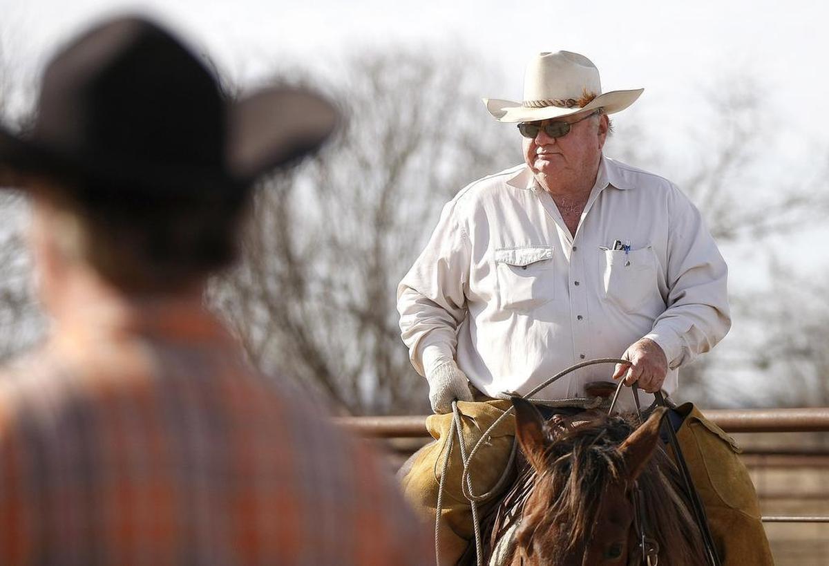 Pete Bonds is photographed at his ranch in Saginaw on Tuesday, January 10, 2017.