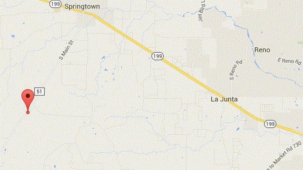 A Springtown woman died after a two-vehicle crash on Farm-to-Market 51 in Parker County.
