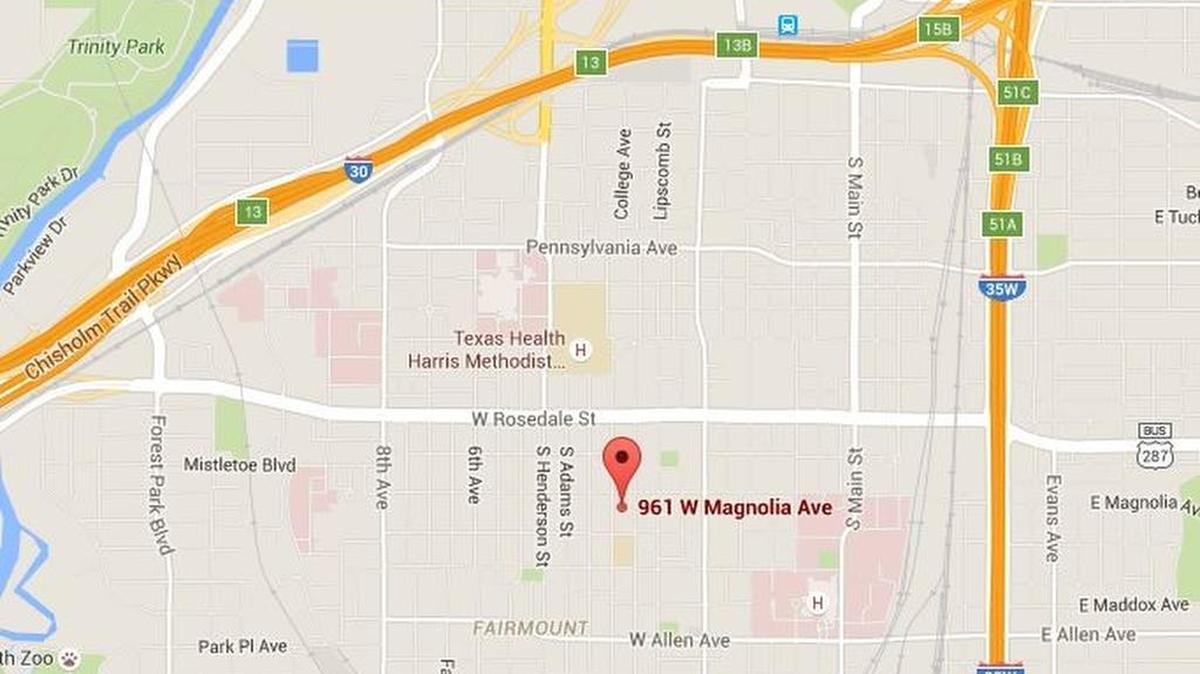 Police say a driver tried to run over a panhandler at 961 Magnolia early Tuesday.