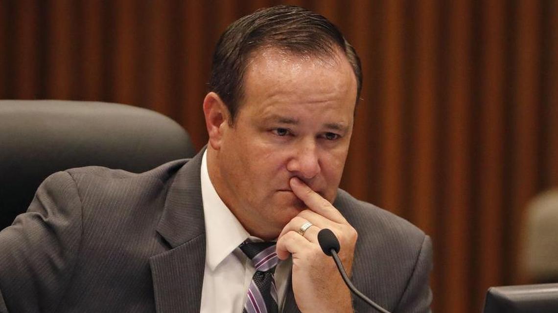 Fort Worth City Council member Cary Moon was accused of violating the terms of his probation.