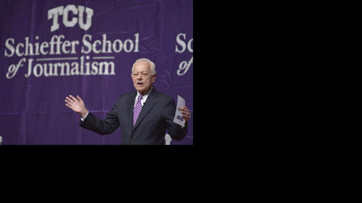 
Bob Schieffer will host the 11th annual Schieffer Symposium on the News Wednesday at TCU.
