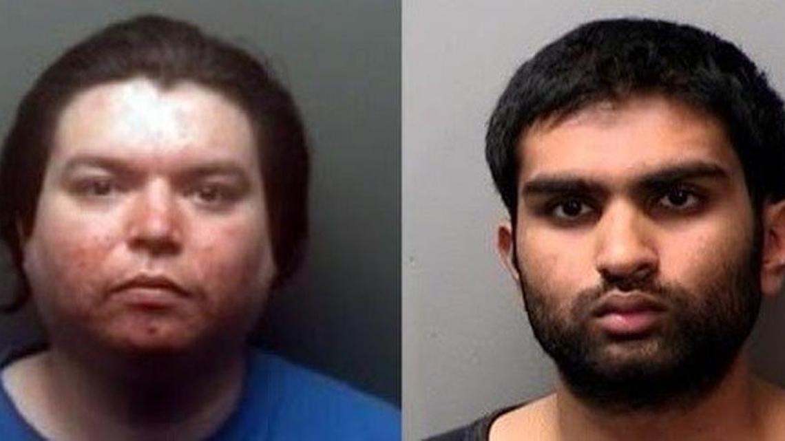 Jose Garcia (l), Ankur Bambhrolia are two of the nine North Texas men arrested last week during a sexual predator sting in Fort Worth. Undercover officers posed as 13-year-old girls online.
