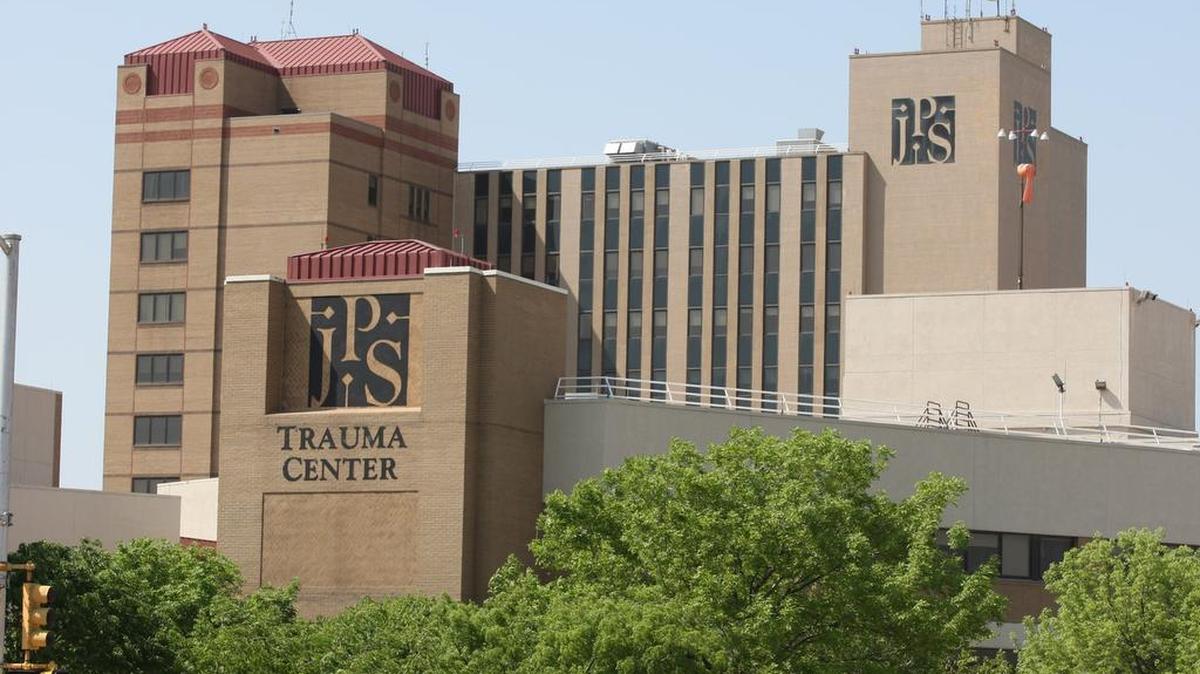 
Exterior views of John Peter Smith Hospital
