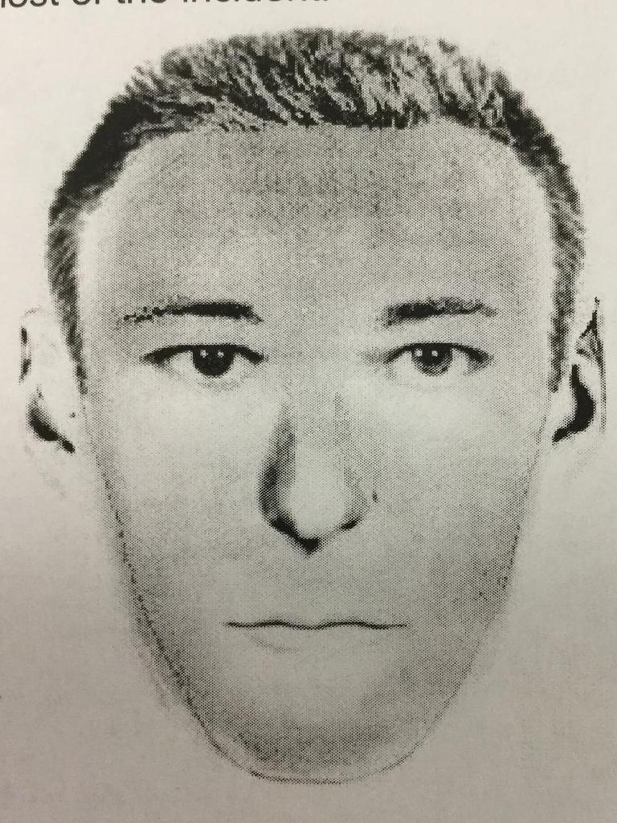 A composite of the shooter put out days after the death of Martin Muñoz on Jan. 31, 2007.