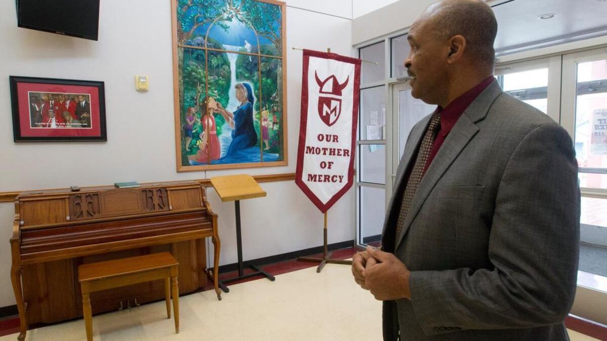 Our Mother of Mercy Catholic School will transition into a college prep high school. Michael Barks president of Our is Mother of Mercy Catholic School.