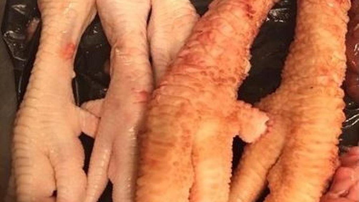 Some of the 22 pounds of animal parts seized from a DFW Airport traveler last week.