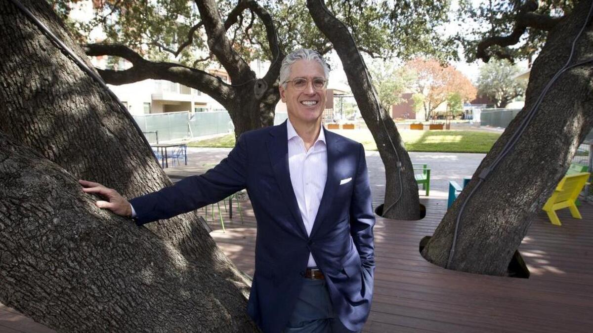 Terry Montesi, head of Trademark Property, which developed the Waterside development in southwest Fort Worth.
