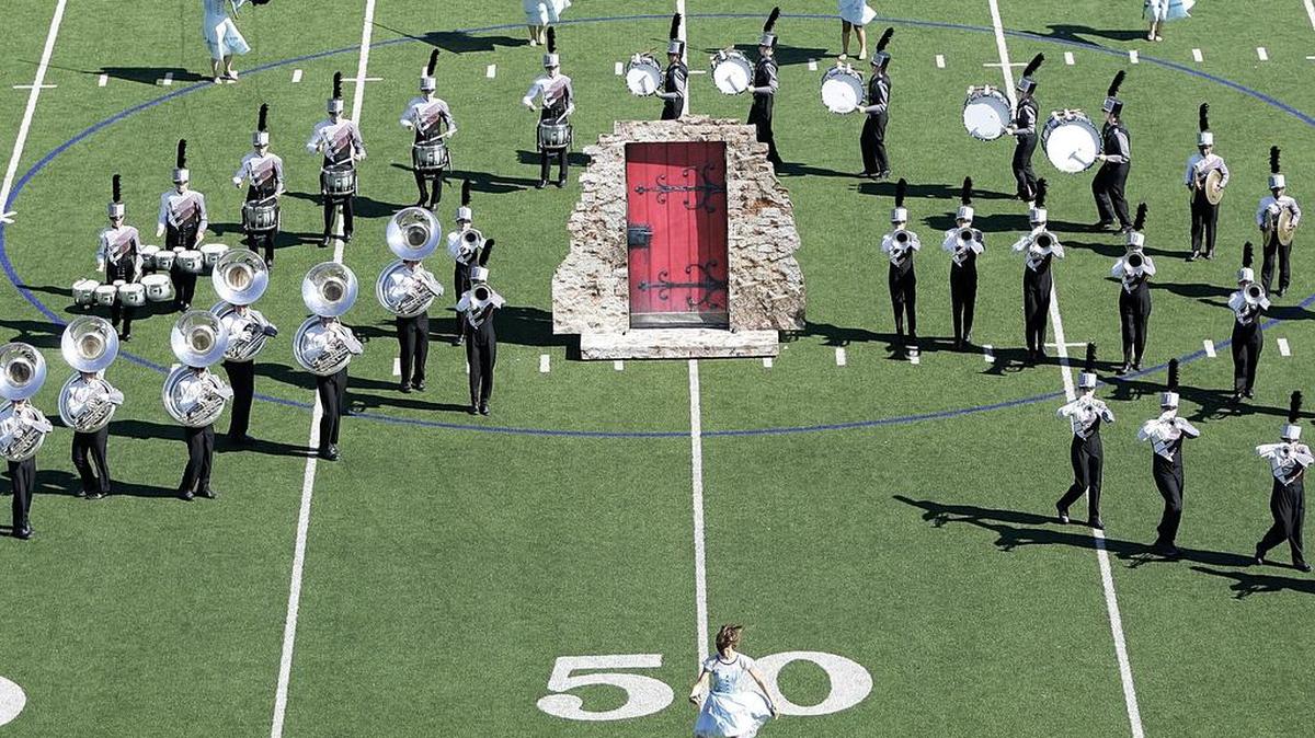 The Aledo High School marching band competed on Oct. 26 in the UIL Area B 5A band competition. The band advanced to the final round of state competition in San Antonio Tuesday night.