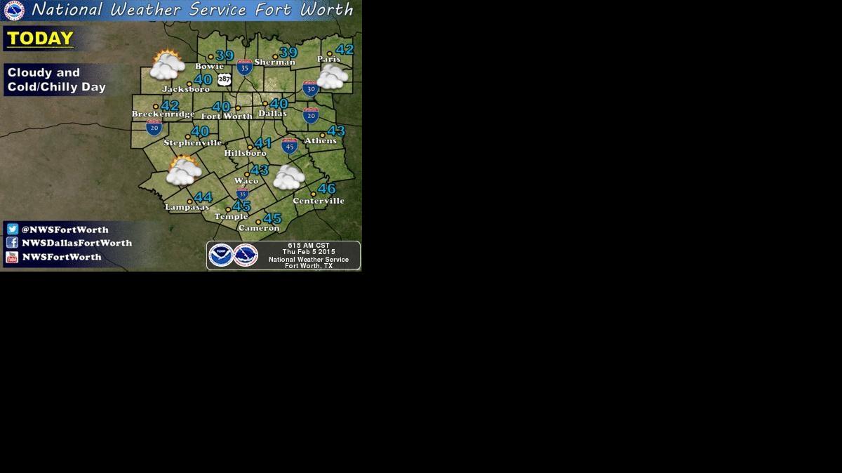 
Cold temperatures will stick around on Thursday.
