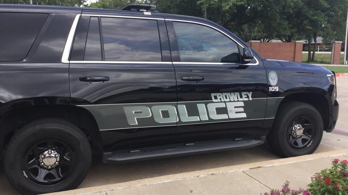 A man stabbed another man to death early Tuesday at the apartment building where both lived in Crowley, according to authorities.