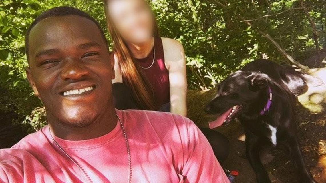 Megan Lewis dated Reggie Kimbro but said she saw no signs of the violence for which he stands accused.