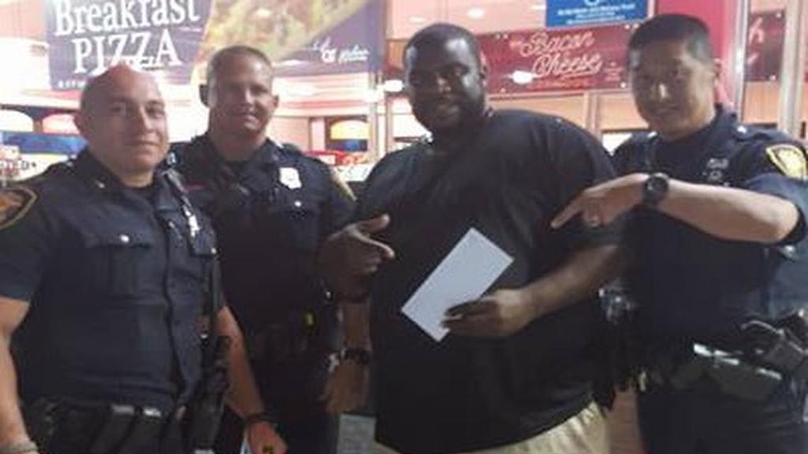 
Anthony Watkins Malone got a $100 bank gift card, courtesy of the Fort Wort Police Department and the Fort Worth Police Awards Association.
