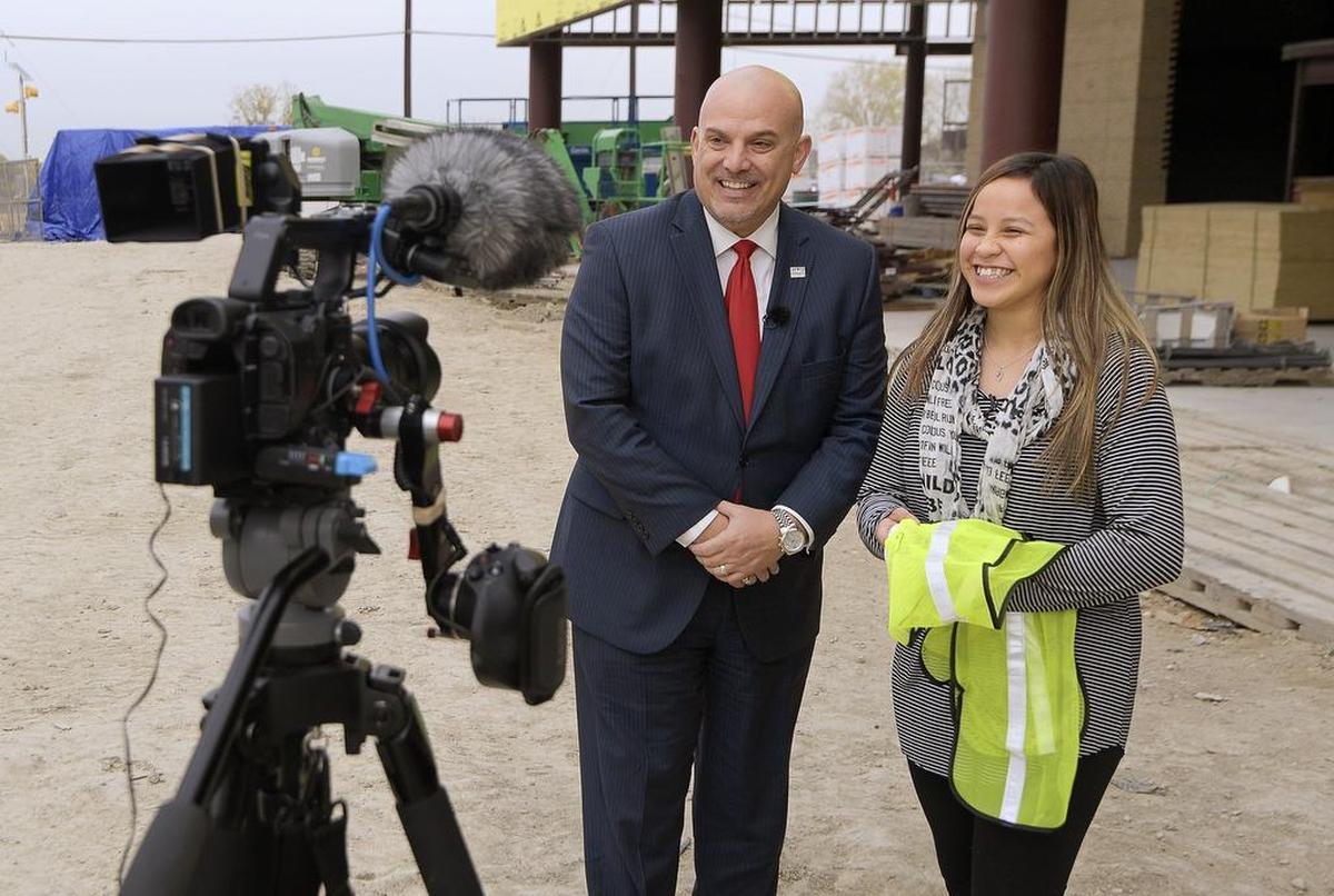 In December, Superintendent Kent Scribner and Maite Herrera, a former student at South Hills High School, taped a video that explains how the district's new performing arts high school obtained a concert piano. The new I.M. Terrell Academy for STEM and VPA opens in the upcoming school year.