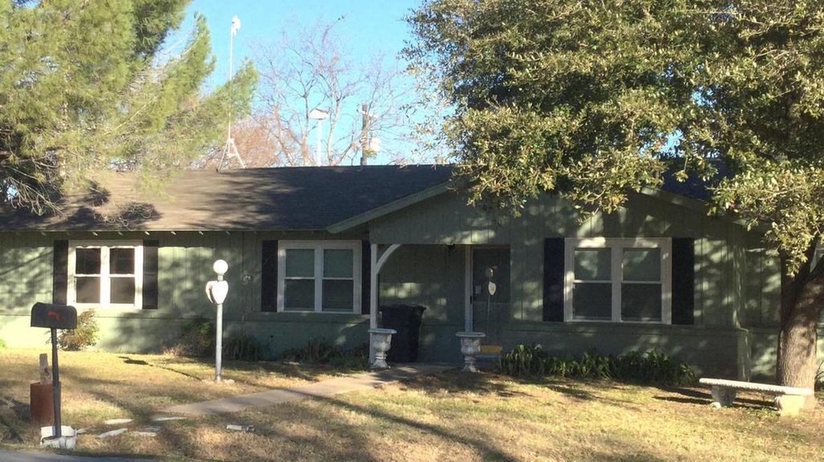 The rental home in the 600 block of Dunaway Lane where Doris Andrews was slain.