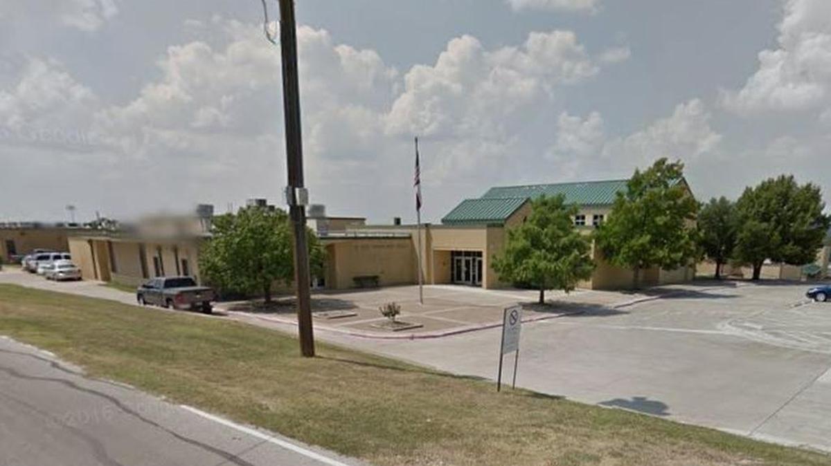 A suspicious device containing gunpowder was found at Azle Junior High School on Friday.