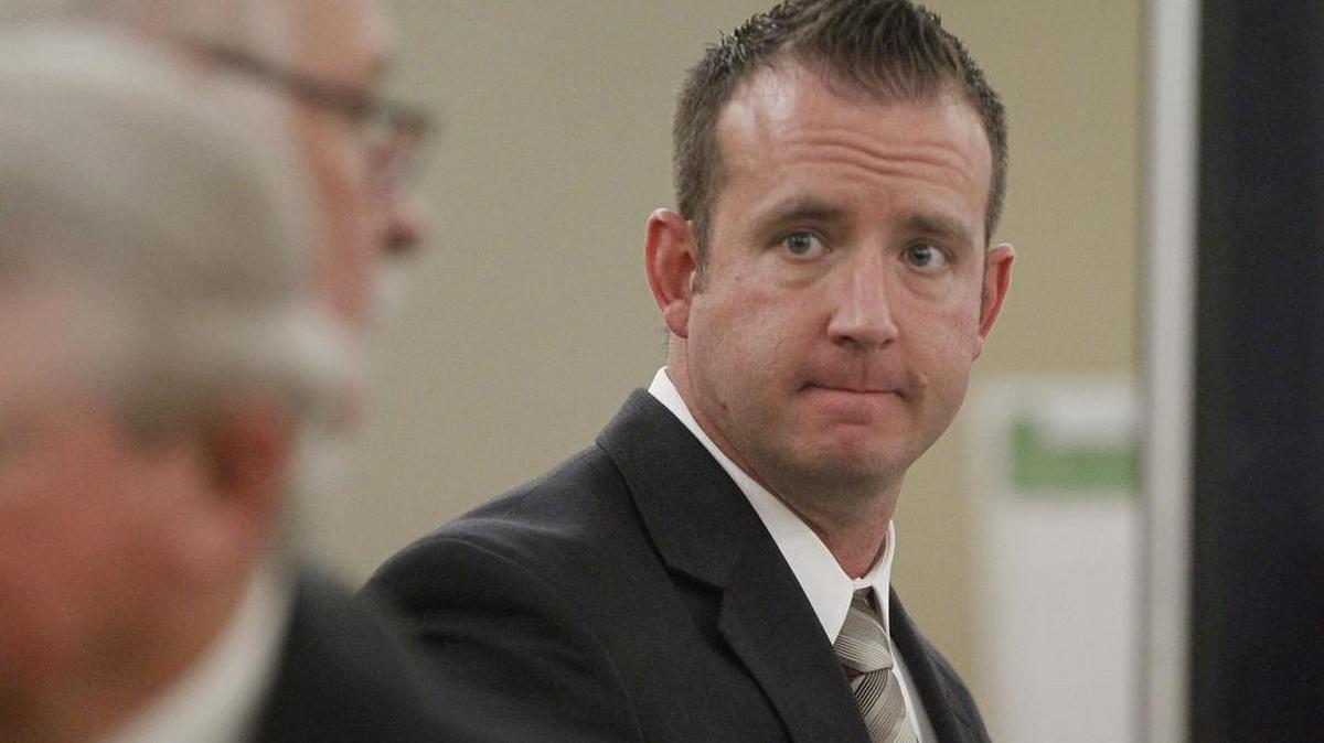 A mistrial was declared Wednesday in the trial of Fort Worth police officer Courtney Johnson, who had been accused in a wrongful shooting case.