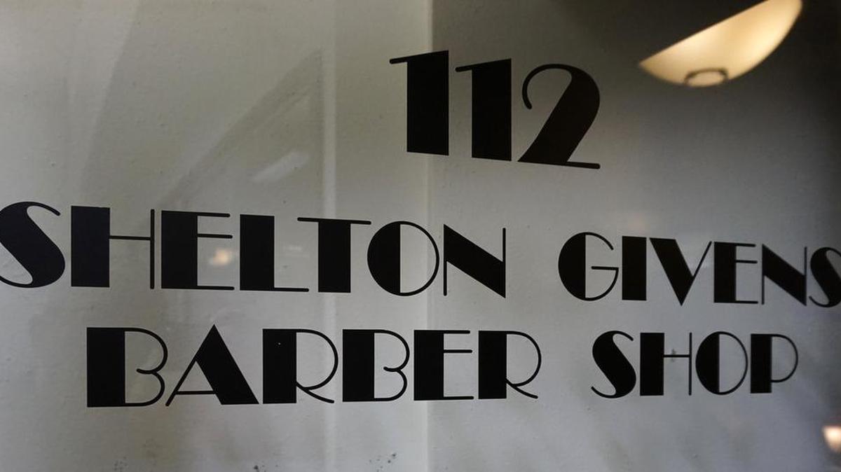 Shelton's Barber Shop has been a fixture on the ground floor of the Sinclair Building for at least 25 years.