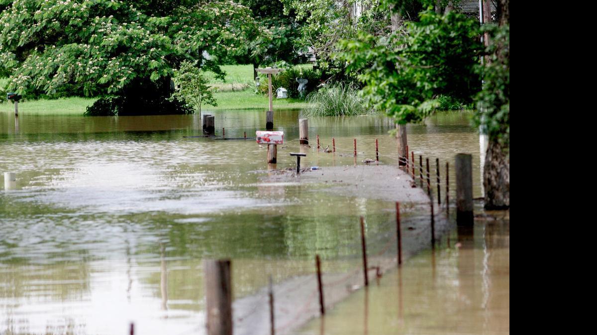 
A few streets were flooded in the Horseshoe Bend area of Parker County on Thursday morning, but the Brazos River had actually dropped by Thursday afternoon.
