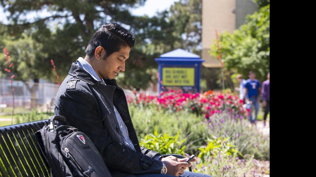 
Ashish Khadka, a Texas Wesleyan student from Nepal who lost a cousin during the recent earthquake, is one of more than 150 students from Nepal who are at the university this spring.
