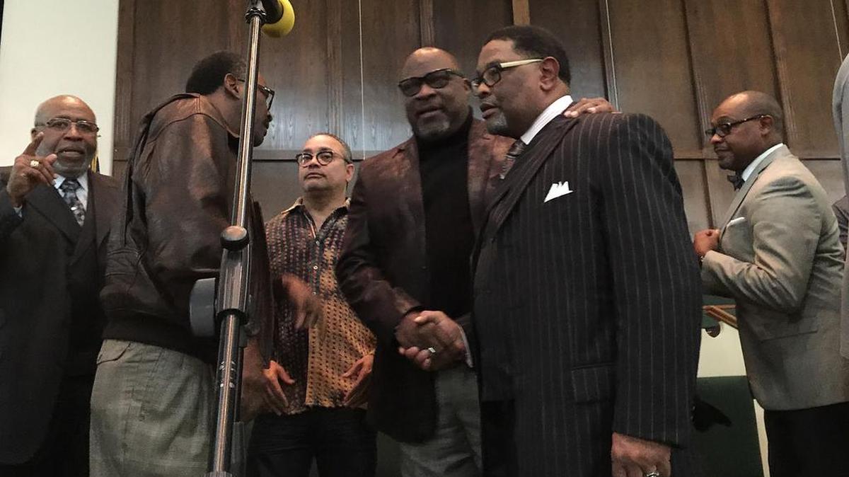 Fort Worth pastors call for calm Saturday at Beth Eden Baptist Church.