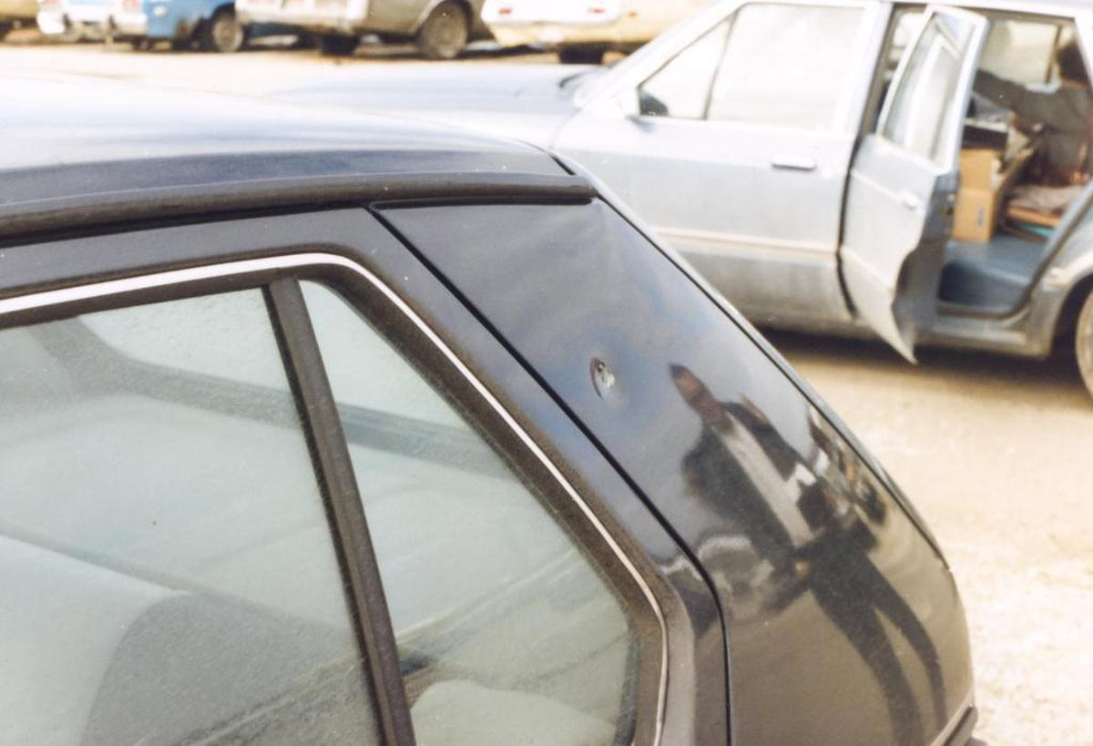 A dent from a bullet was discovered on the driver’s side of Milton’s Volkswagen Rabbit, which found parked at the end of the block where he lived in north Fort Worth.