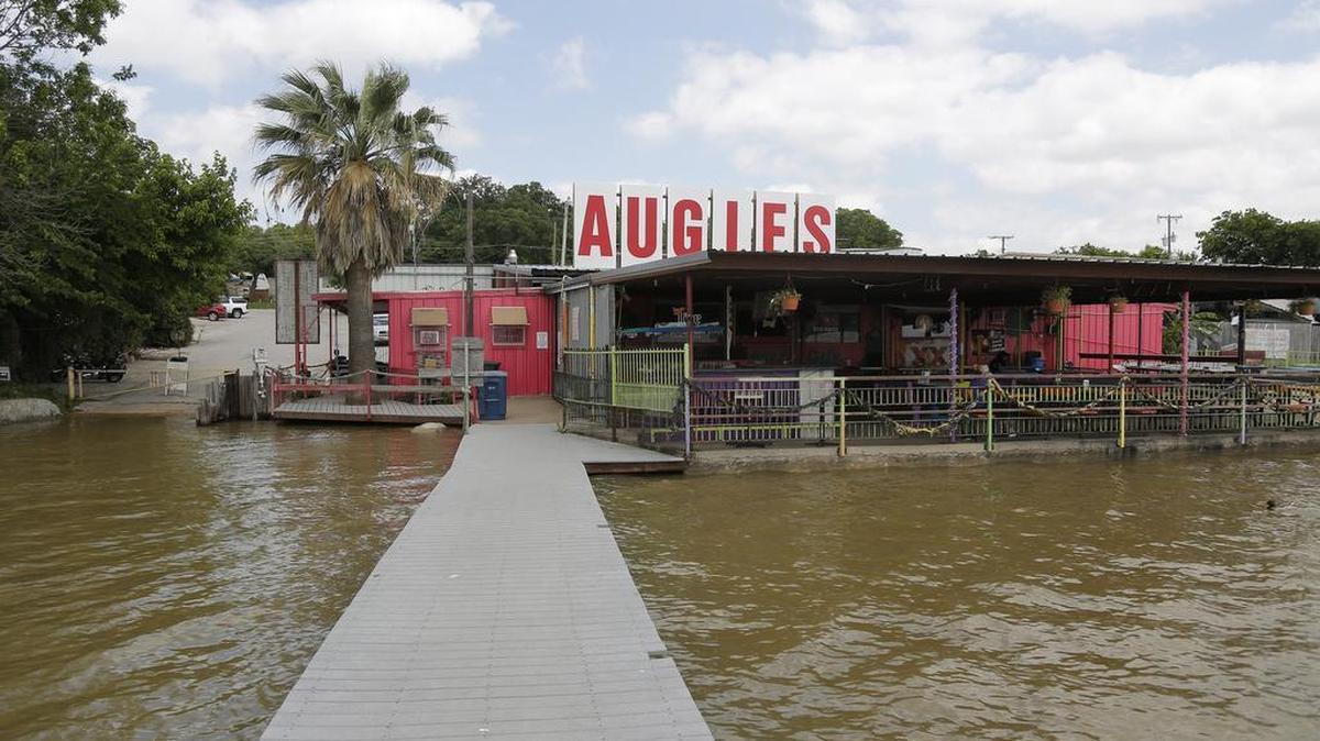 Augie’s in 2016 when the water was high on Eagle Mountain Lake.