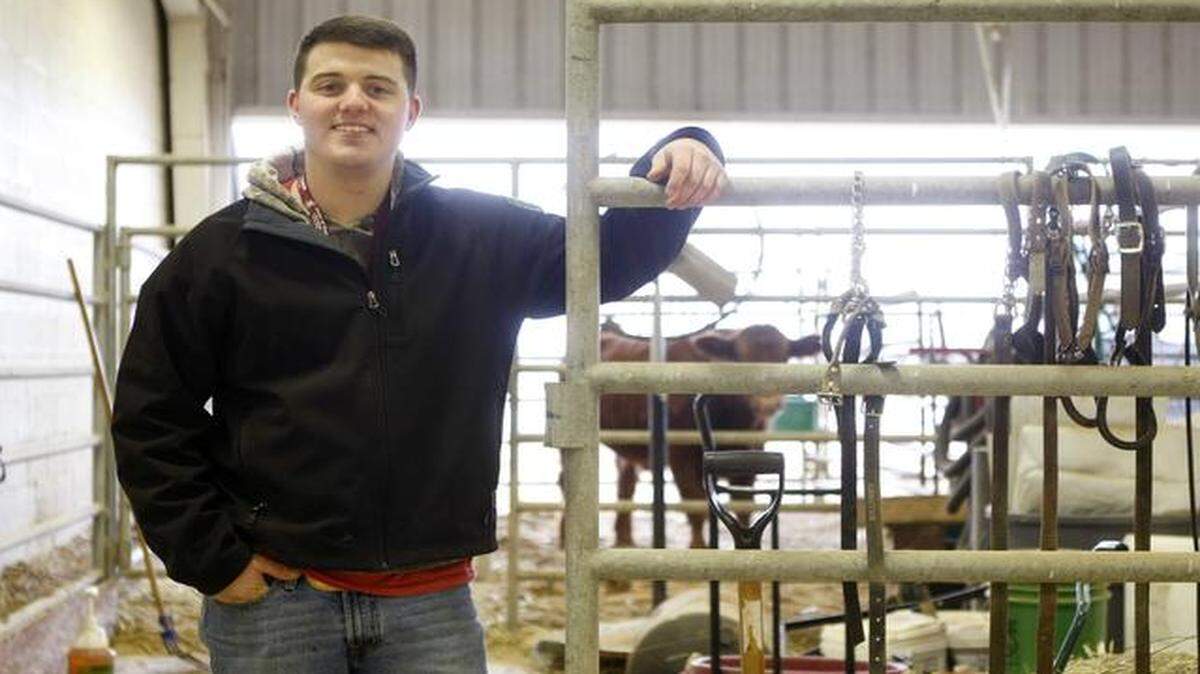 
This year, Crowley High School senior Cody May is showing show a steer, heifer and open-class stock, and that’s not all.


