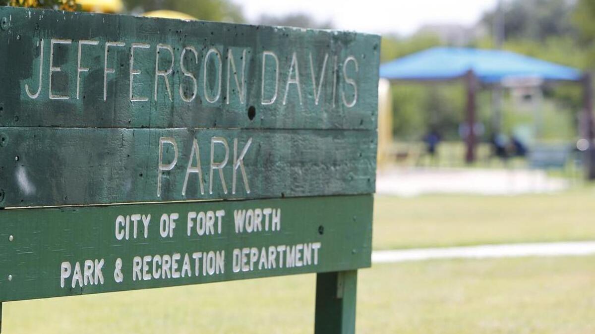 Jefferson Davis Park at Townsend Drive and West Bolt Street in south Fort Worth.