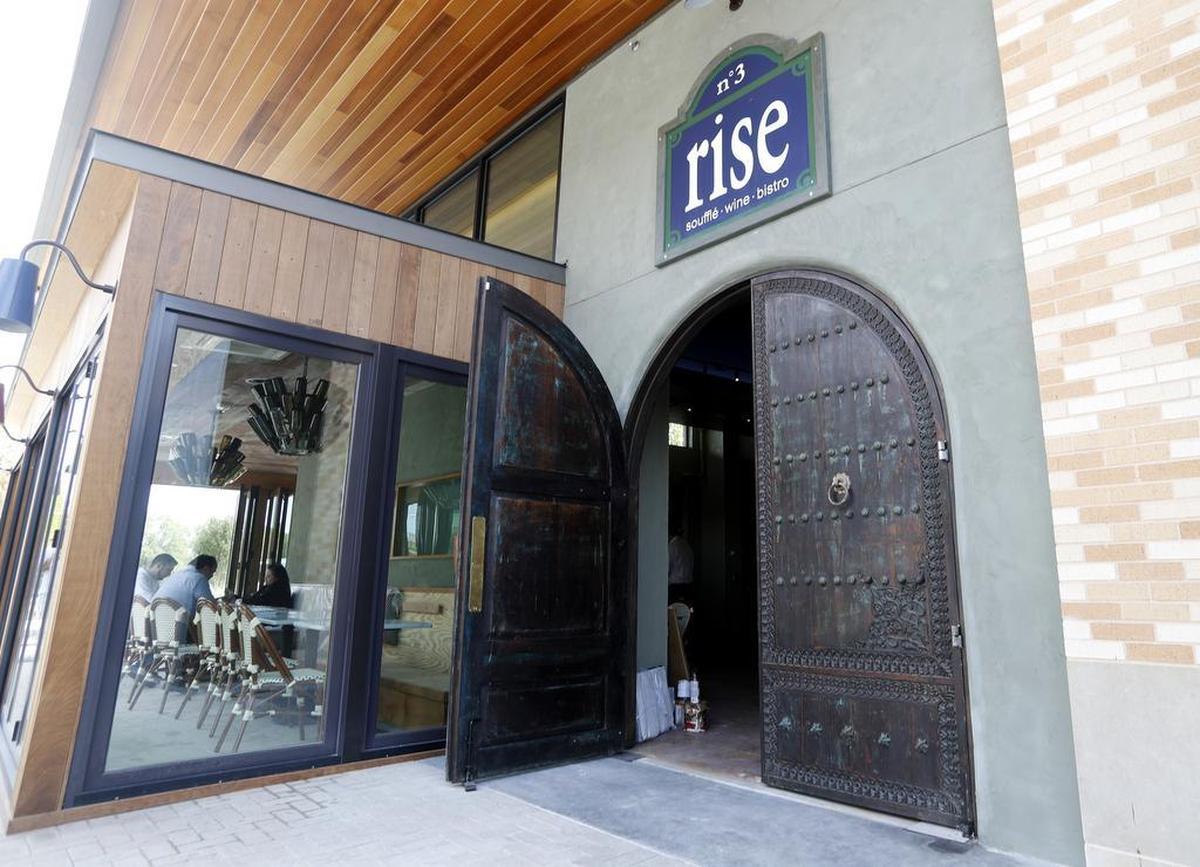 The entrance to Rise Salon de Souffle at The Shops at Clearfork.
