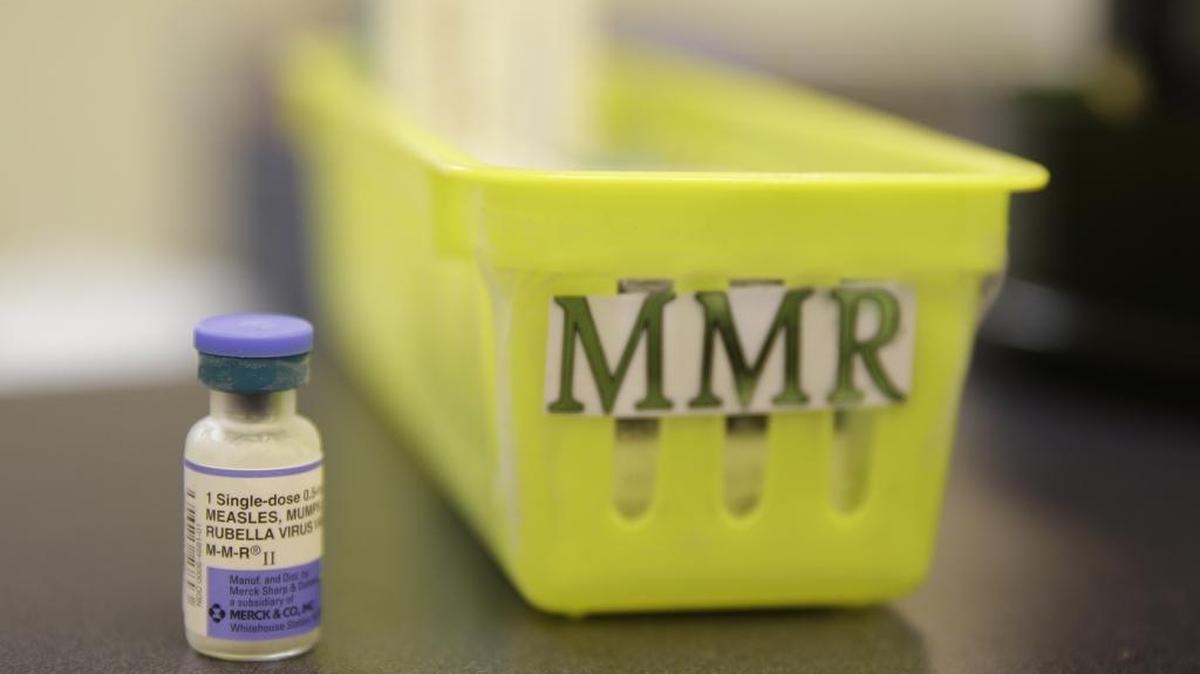 
The measles vaccine 
