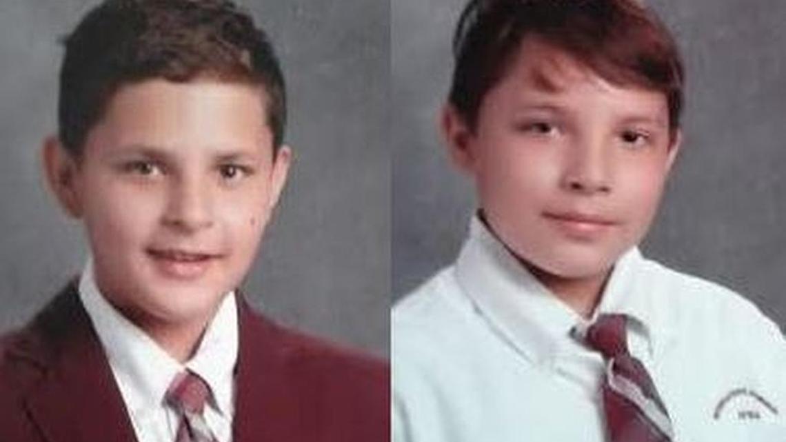 Alex Lopez, 12, left, and Isaiah Lopez, 11.